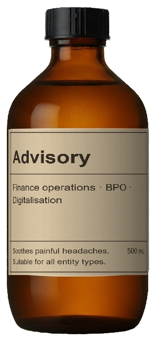 Advisory dispensary bottle